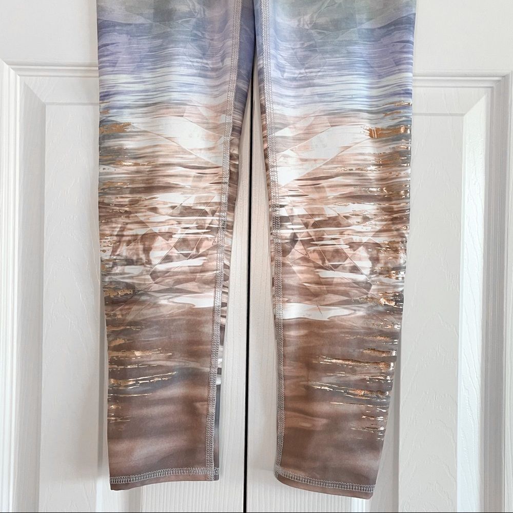 Evolution + Creation | Sky Gold Foil Leggings - Picture 2 of 5